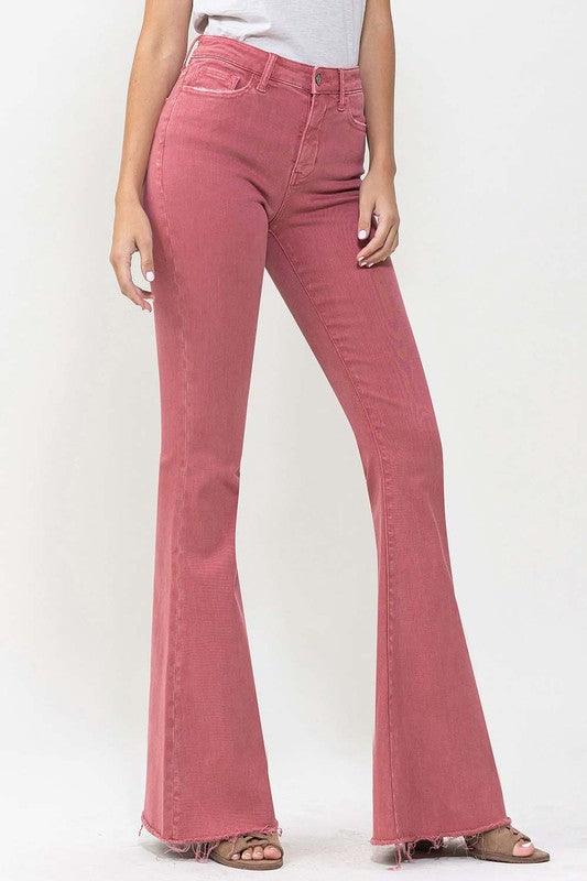 Mid Rise Flare Jeans- Doss Dollz