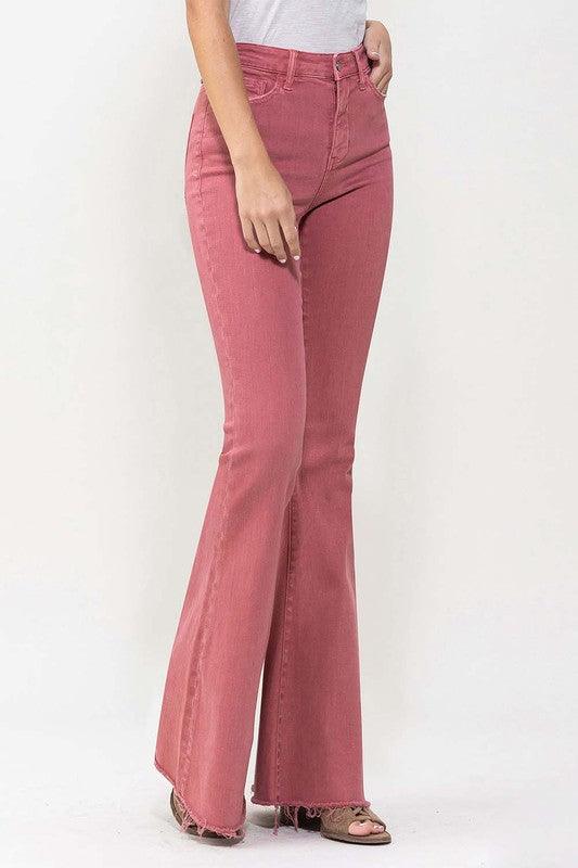 Mid Rise Flare Jeans- Doss Dollz