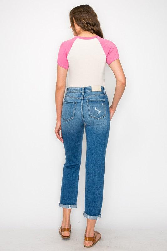 Mid Rise Flare Jeans- Doss Dollz