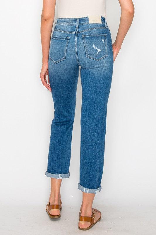 Mid Rise Flare Jeans- Doss Dollz