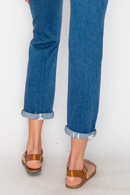 Mid Rise Flare Jeans- Doss Dollz