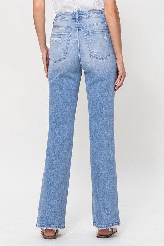 Mid Rise Flare Jeans- Doss Dollz