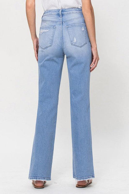 Mid Rise Flare Jeans- Doss Dollz