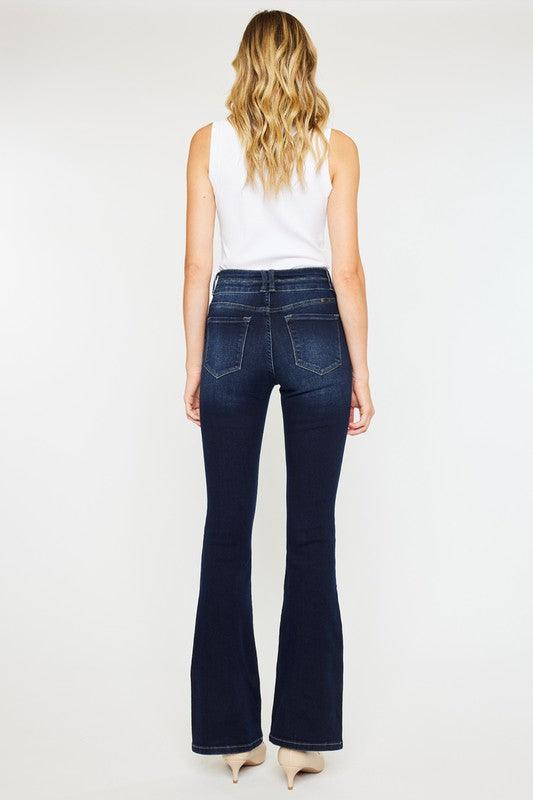 Mid Rise Flare Jeans- Doss Dollz