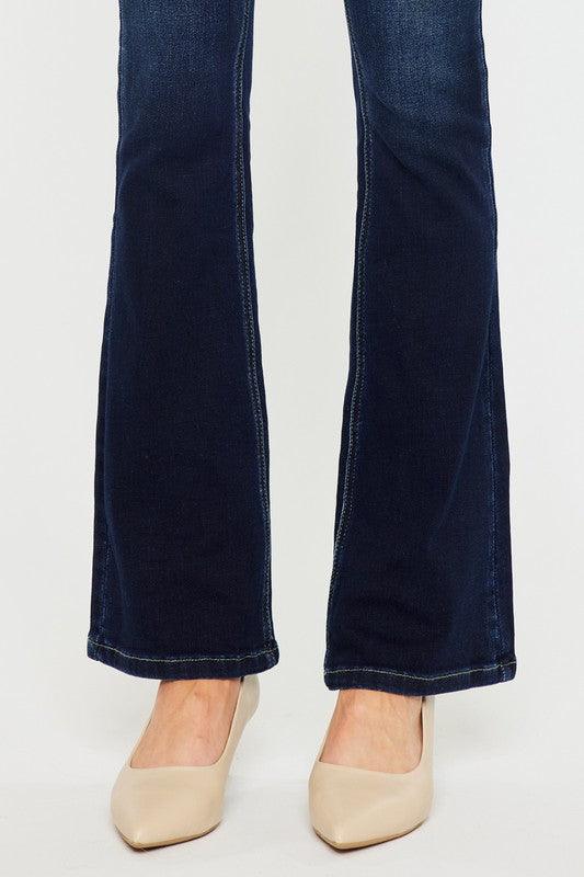 Mid Rise Flare Jeans- Doss Dollz