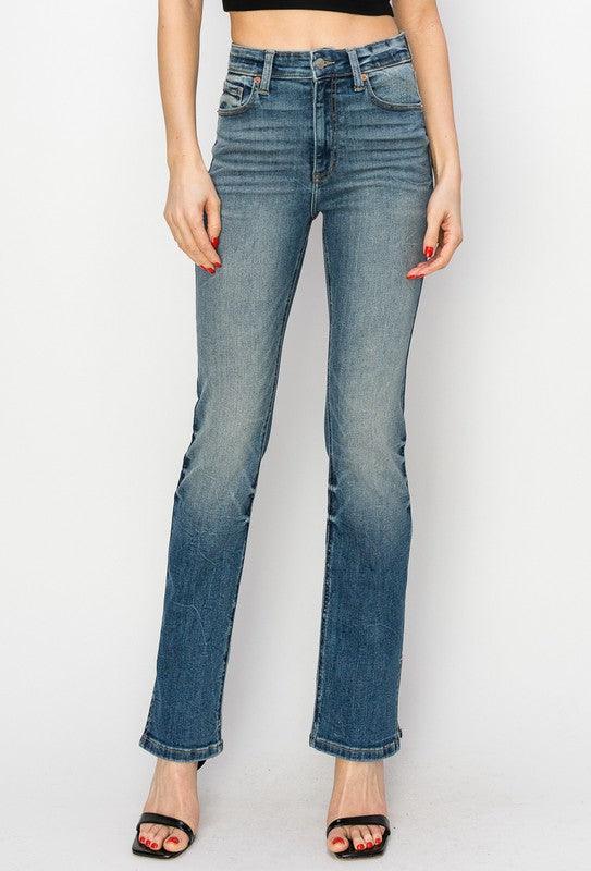 Mid Rise Flare Jeans- Doss Dollz