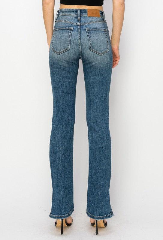 Mid Rise Flare Jeans- Doss Dollz