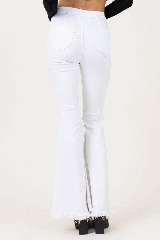 Mid Rise Flare Jeans- Doss Dollz