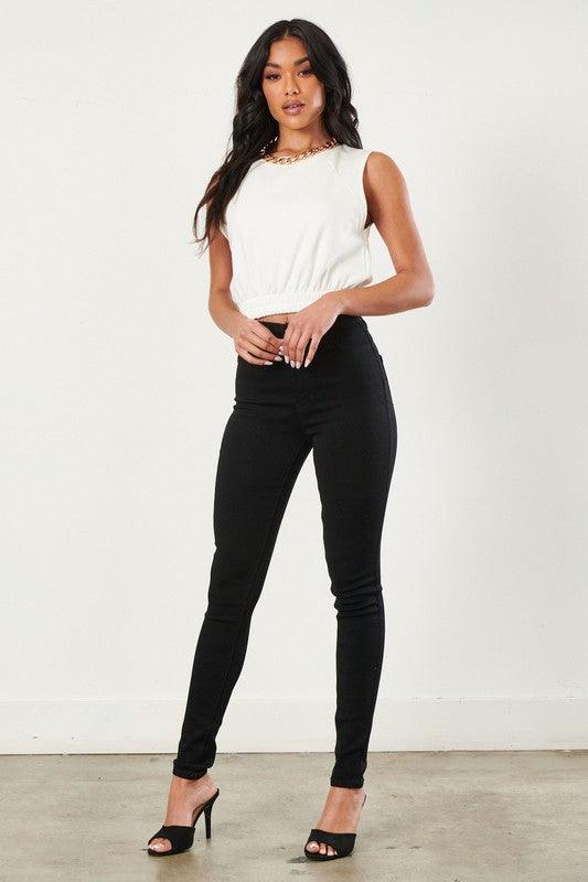 Mid Rise Flare Jeans- Doss Dollz