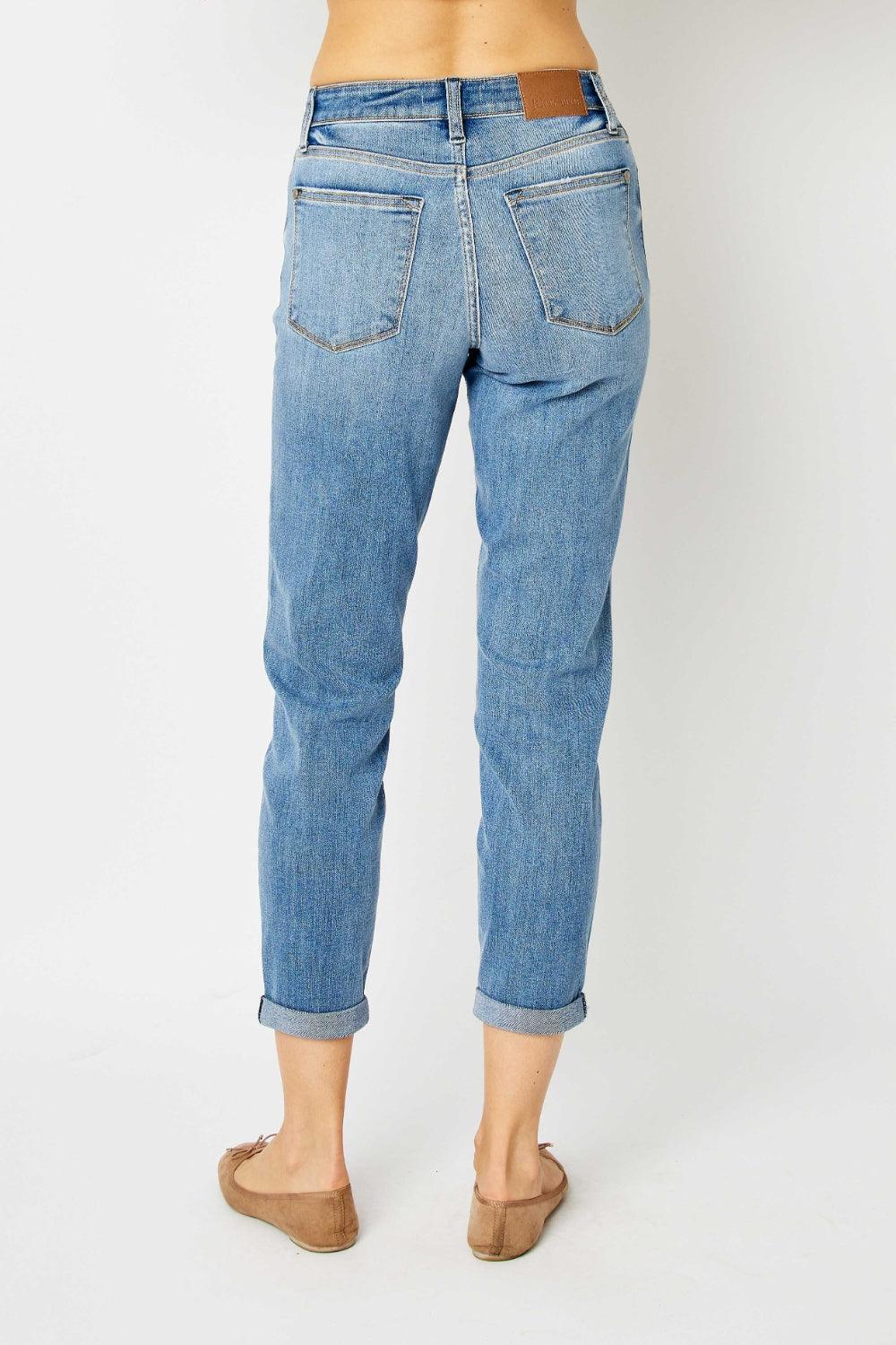 Mid Rise Flare Jeans- Doss Dollz