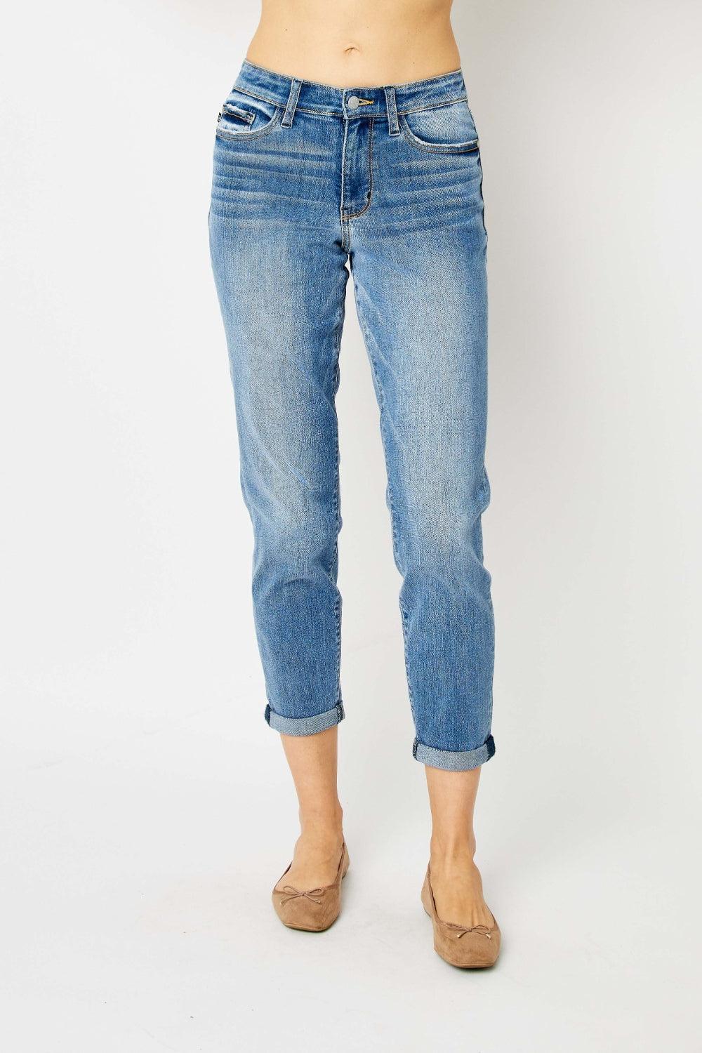 Mid Rise Flare Jeans- Doss Dollz