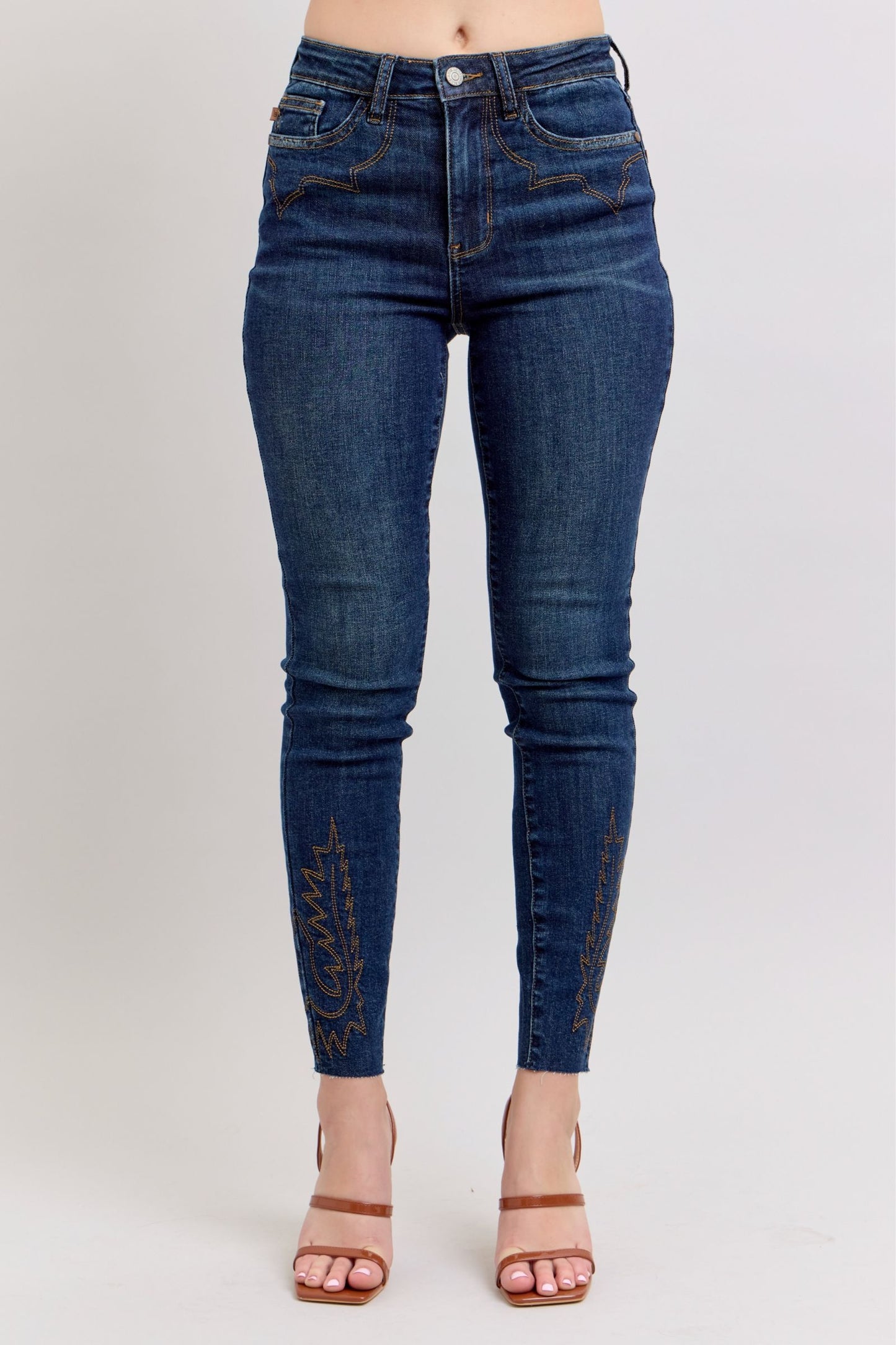 Mid Rise Flare Jeans- Doss Dollz