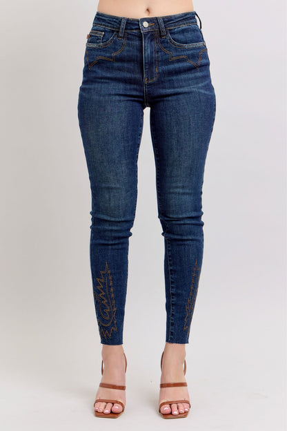 Mid Rise Flare Jeans- Doss Dollz