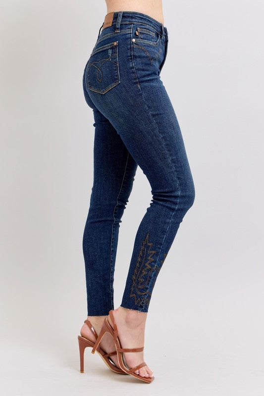 Mid Rise Flare Jeans- Doss Dollz