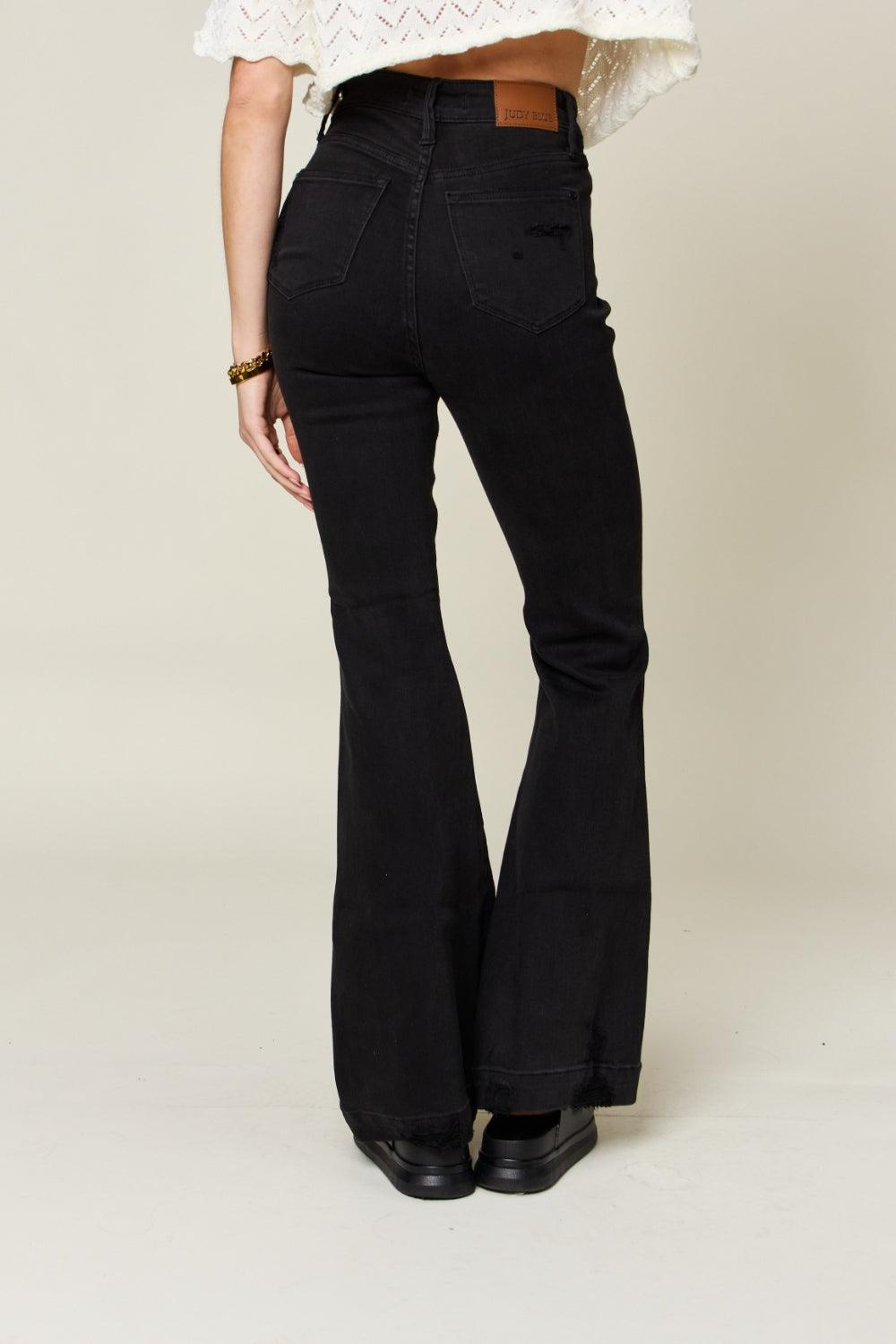 Mid Rise Flare Jeans- Doss Dollz