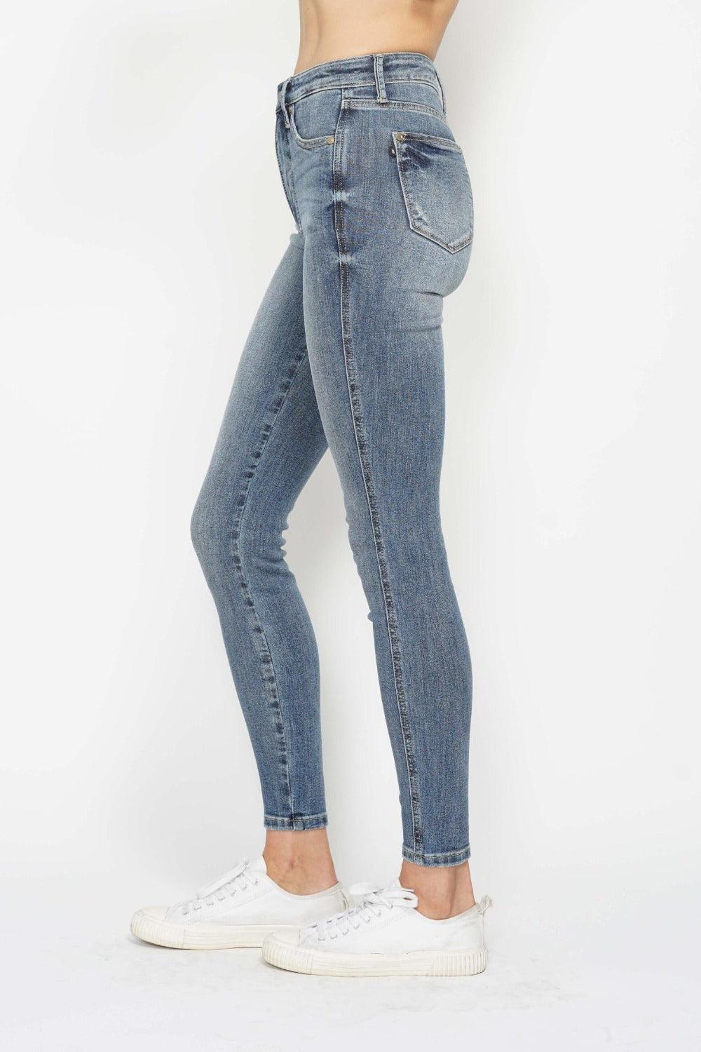 Mid Rise Flare Jeans- Doss Dollz