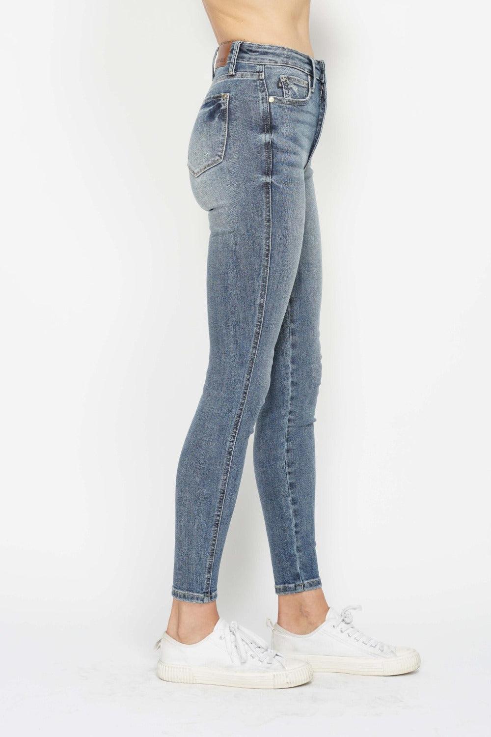Mid Rise Flare Jeans- Doss Dollz