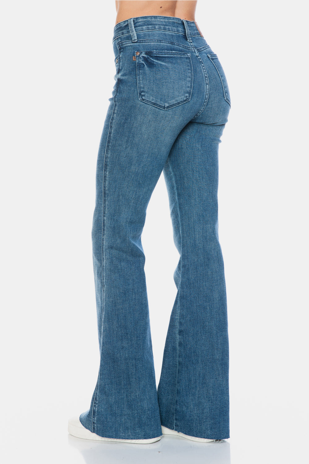 Mid Rise Flare Jeans- Doss Dollz