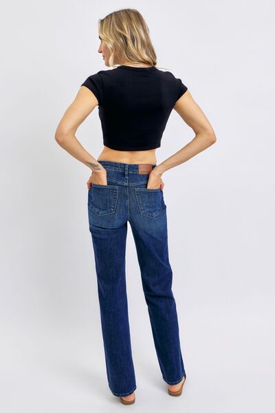 Mid Rise Flare Jeans- Doss Dollz