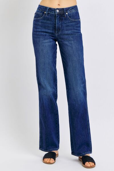Mid Rise Flare Jeans- Doss Dollz