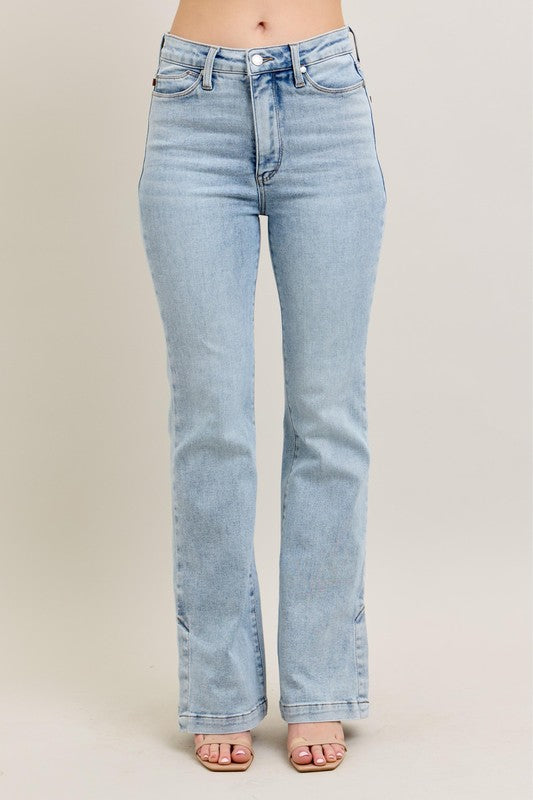 Mid Rise Flare Jeans- Doss Dollz