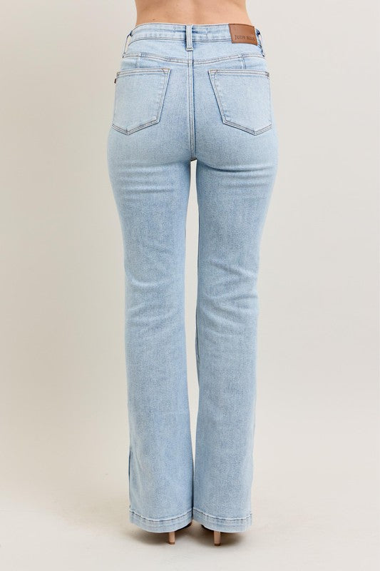 Mid Rise Flare Jeans- Doss Dollz