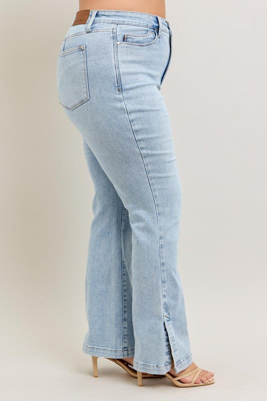 Mid Rise Flare Jeans- Doss Dollz