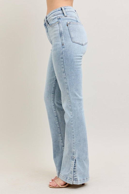 Mid Rise Flare Jeans- Doss Dollz