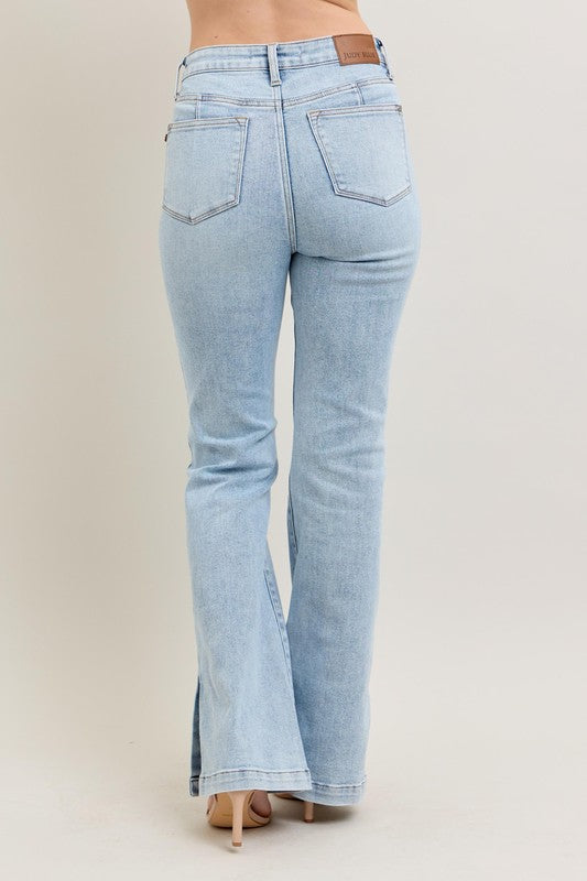 Mid Rise Flare Jeans- Doss Dollz