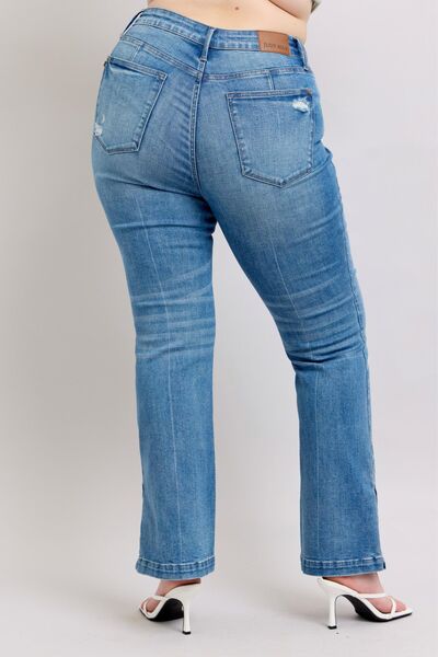 Mid Rise Flare Jeans- Doss Dollz