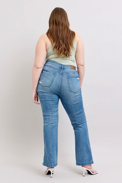 Mid Rise Flare Jeans- Doss Dollz