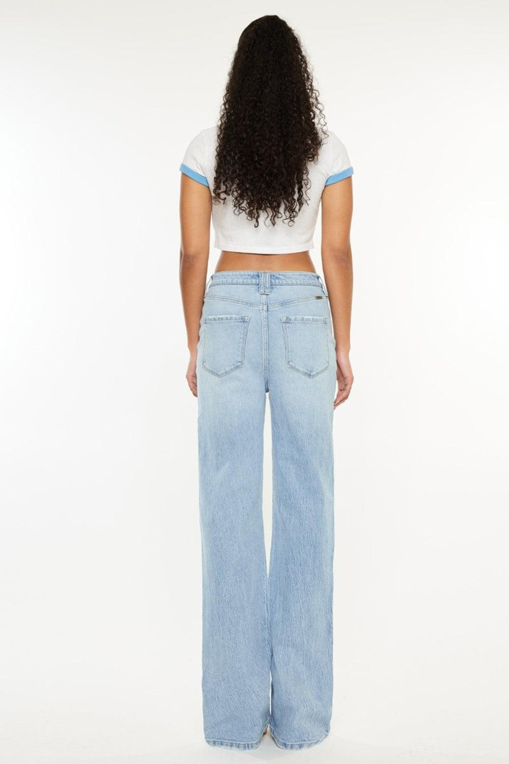 Mid Rise Flare Jeans- Doss Dollz