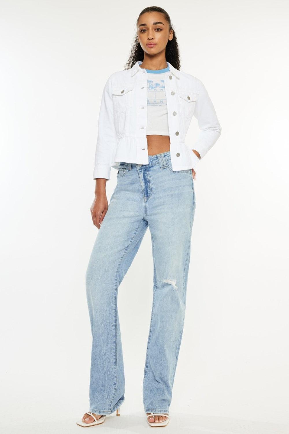 Mid Rise Flare Jeans- Doss Dollz