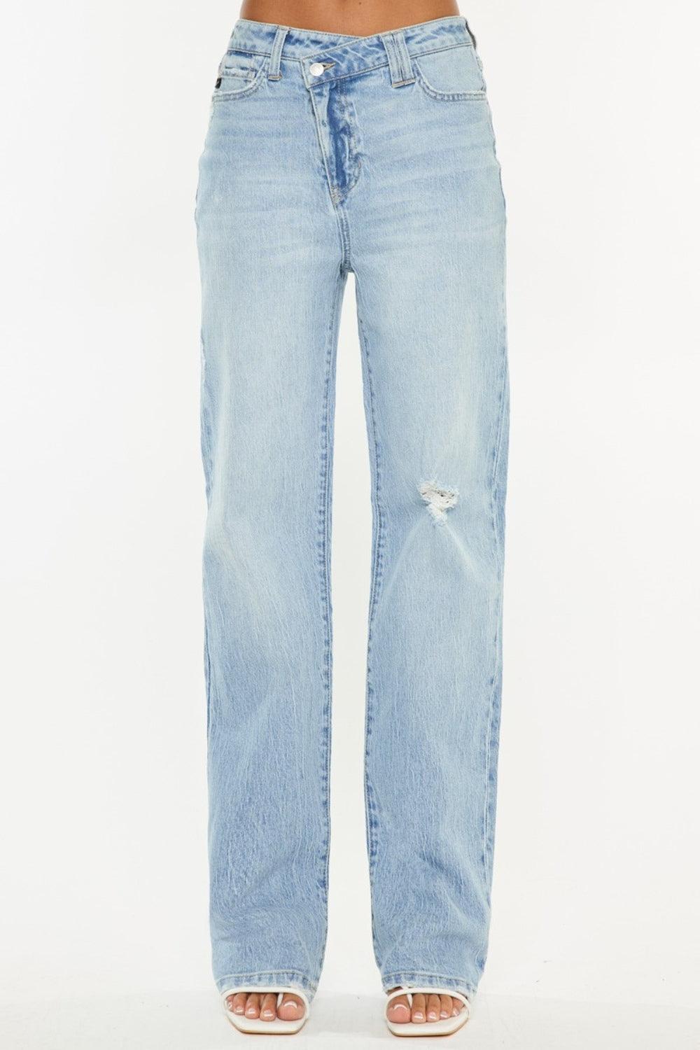 Mid Rise Flare Jeans- Doss Dollz