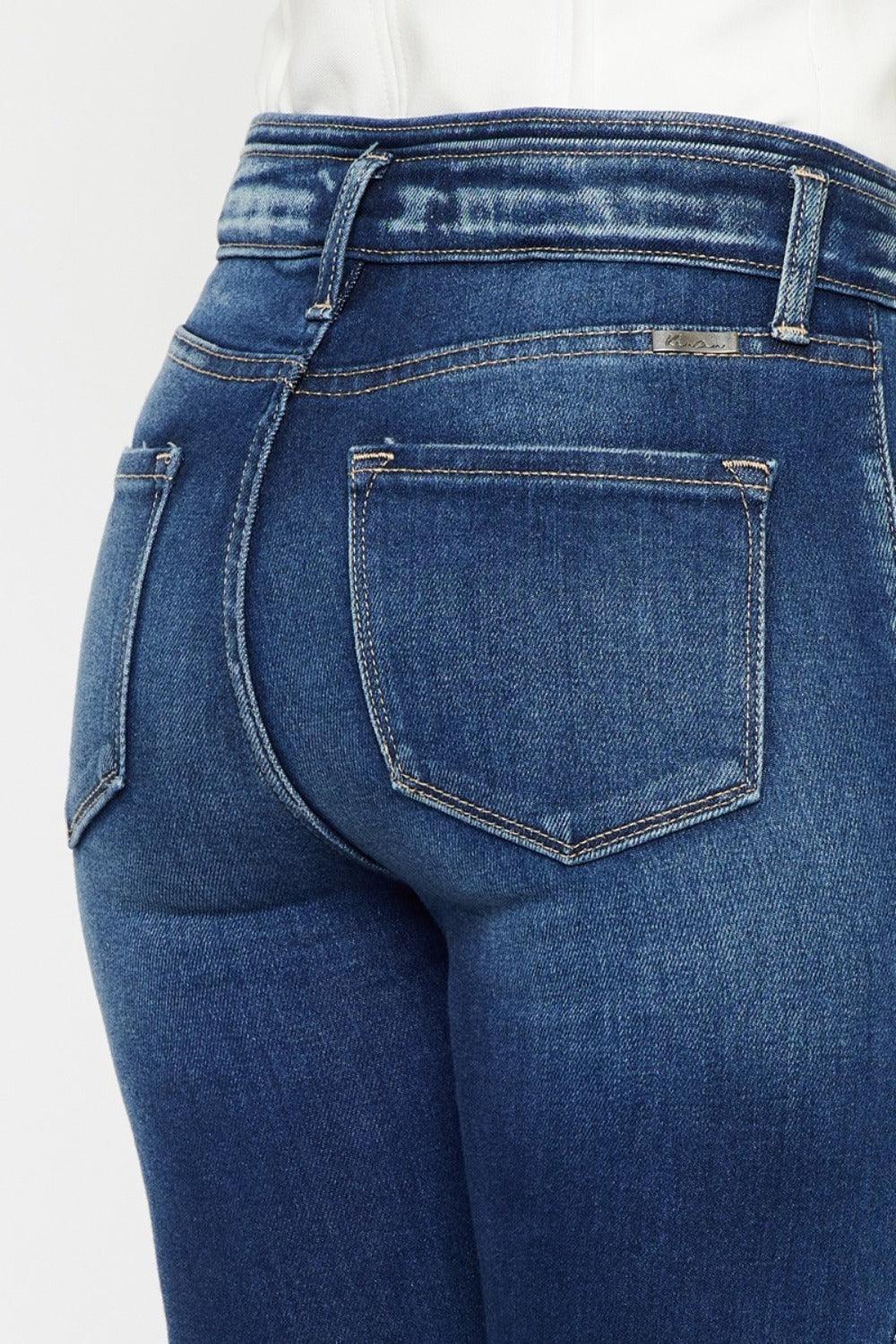Mid Rise Flare Jeans- Doss Dollz