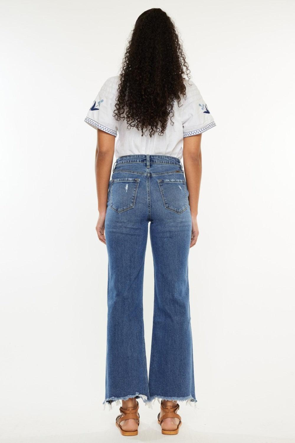 Mid Rise Flare Jeans- Doss Dollz