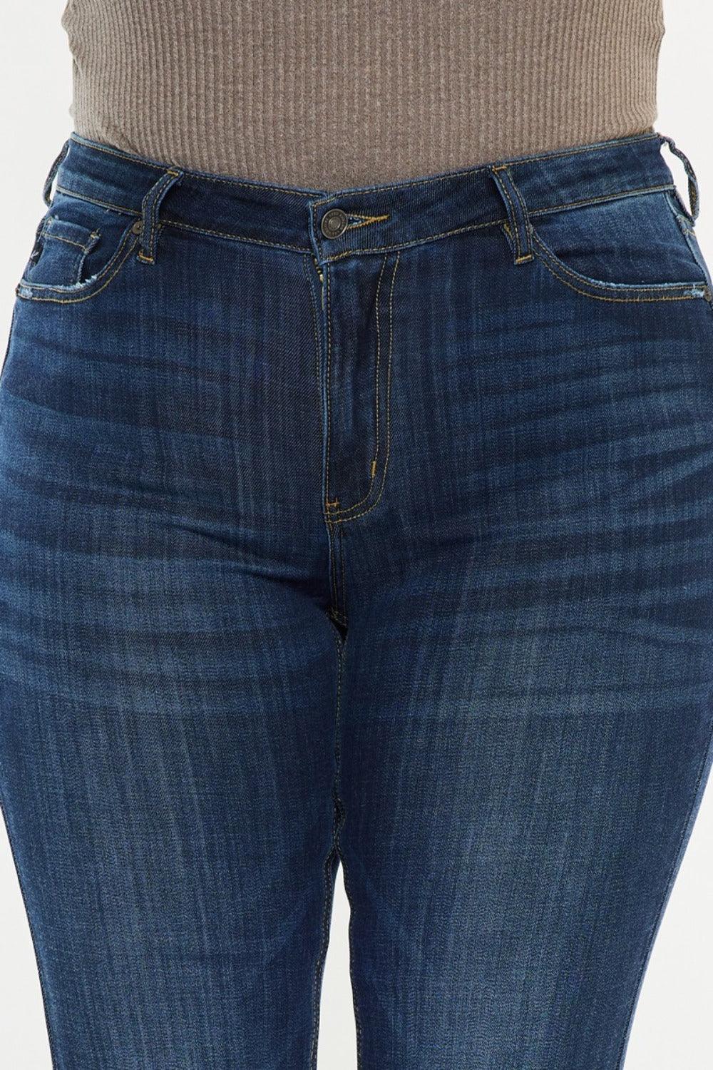 Mid Rise Flare Jeans- Doss Dollz