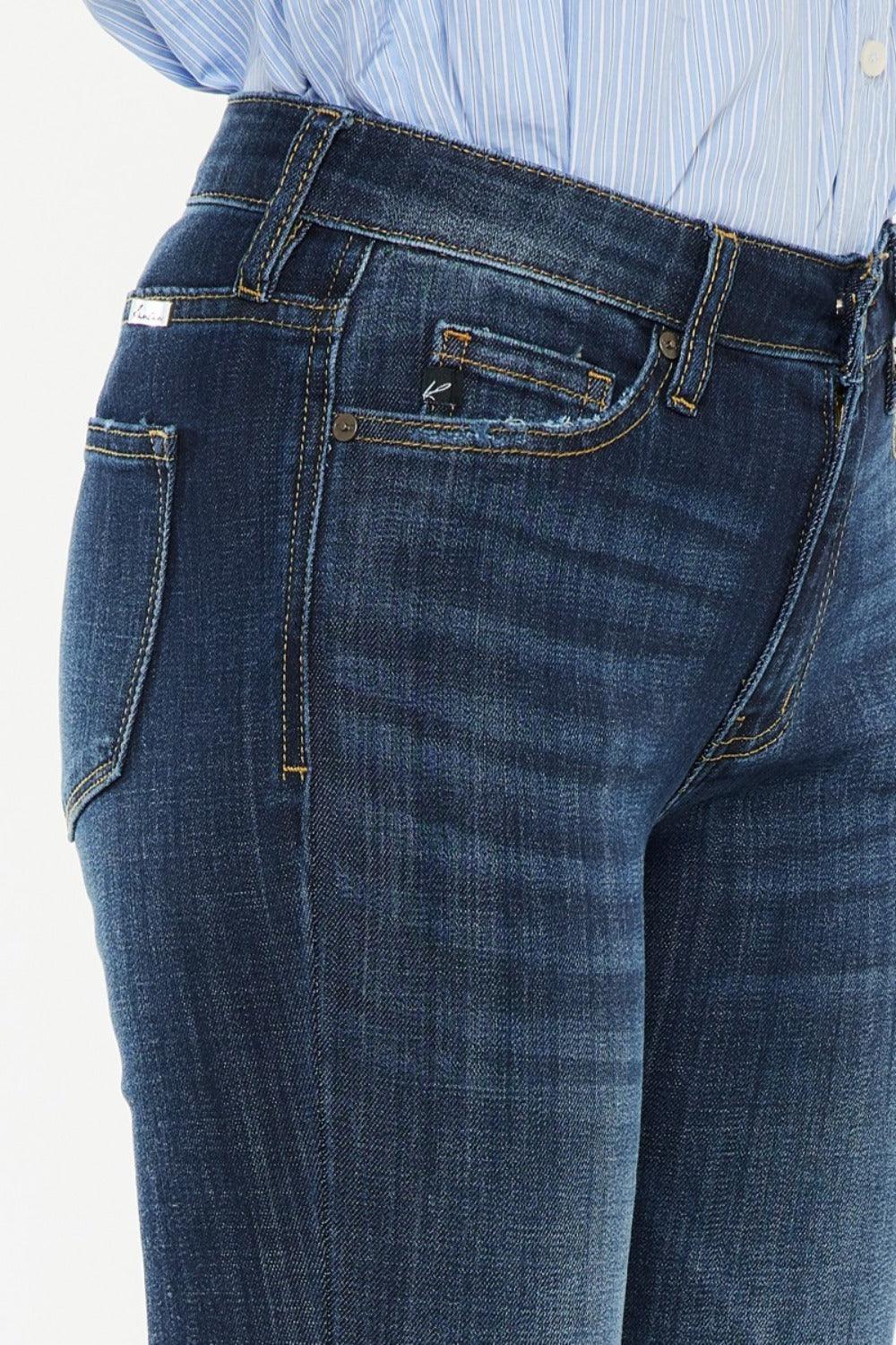 Mid Rise Flare Jeans- Doss Dollz