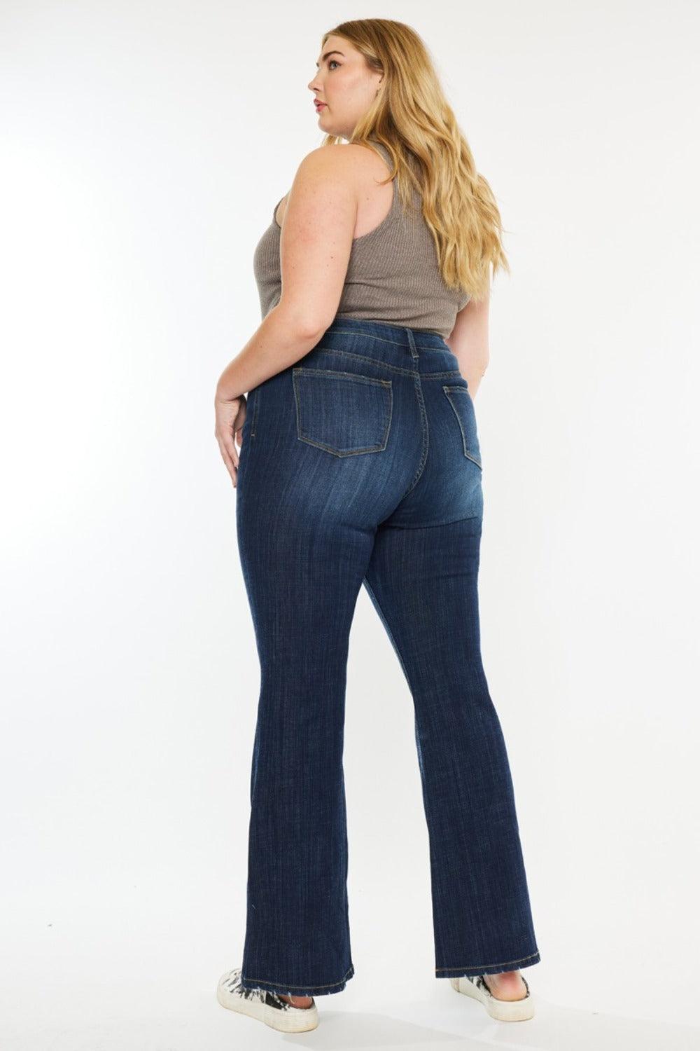 Mid Rise Flare Jeans- Doss Dollz