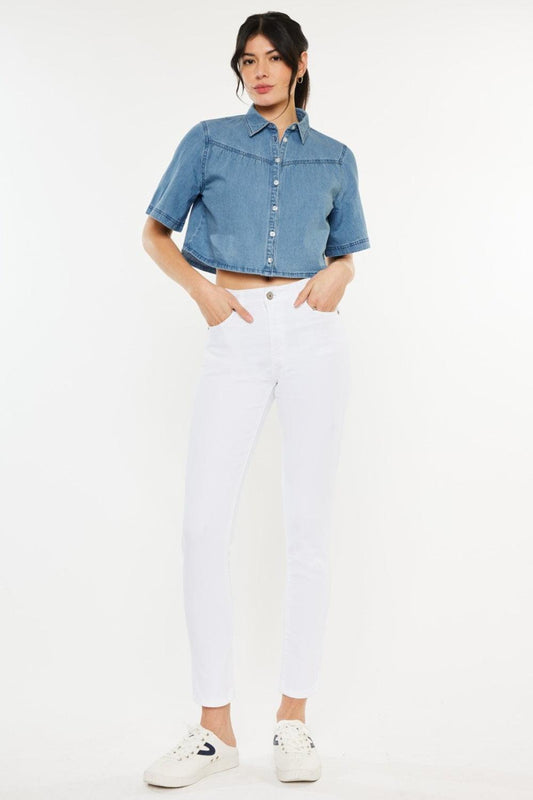 Mid Rise Flare Jeans- Doss Dollz