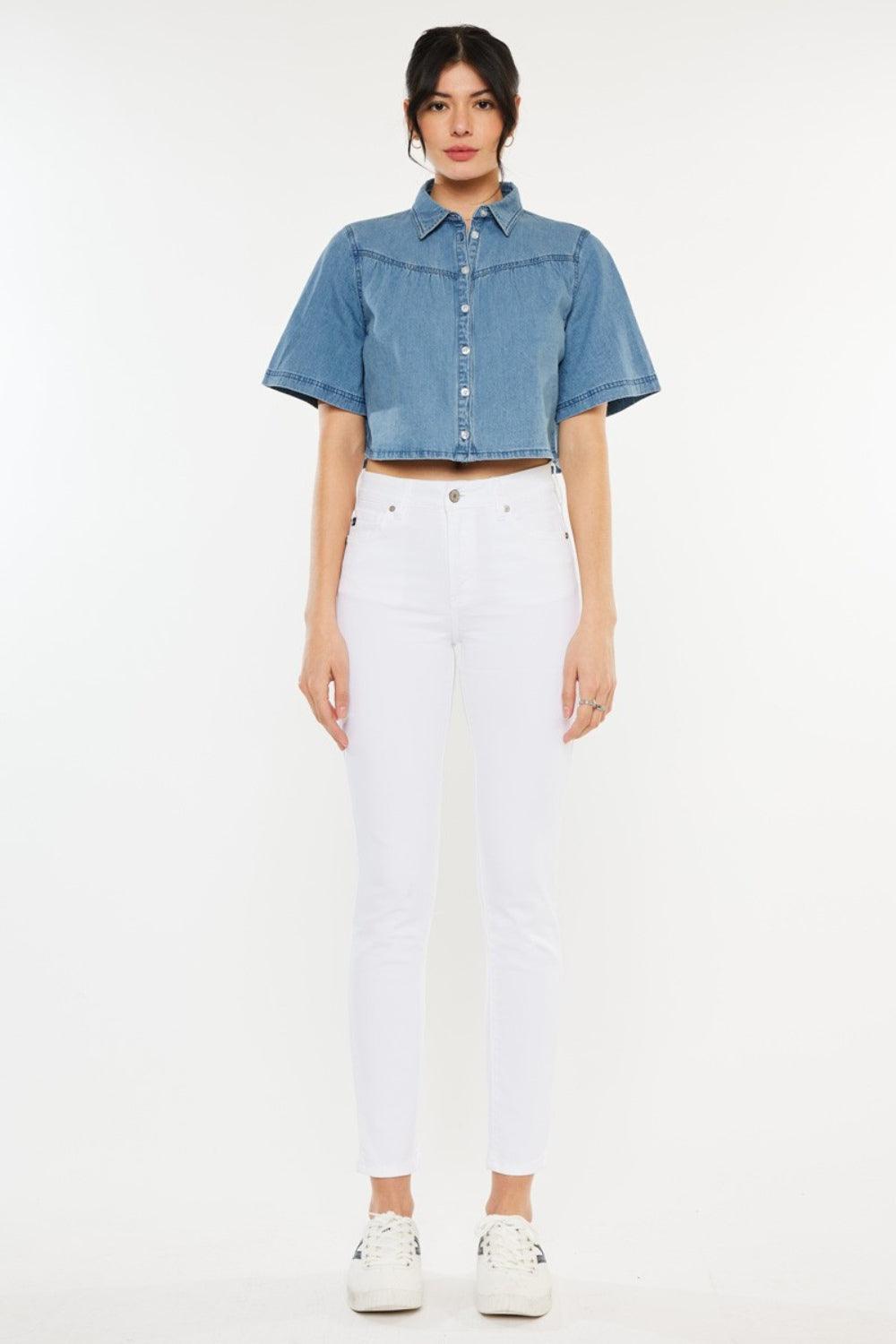 Mid Rise Flare Jeans- Doss Dollz
