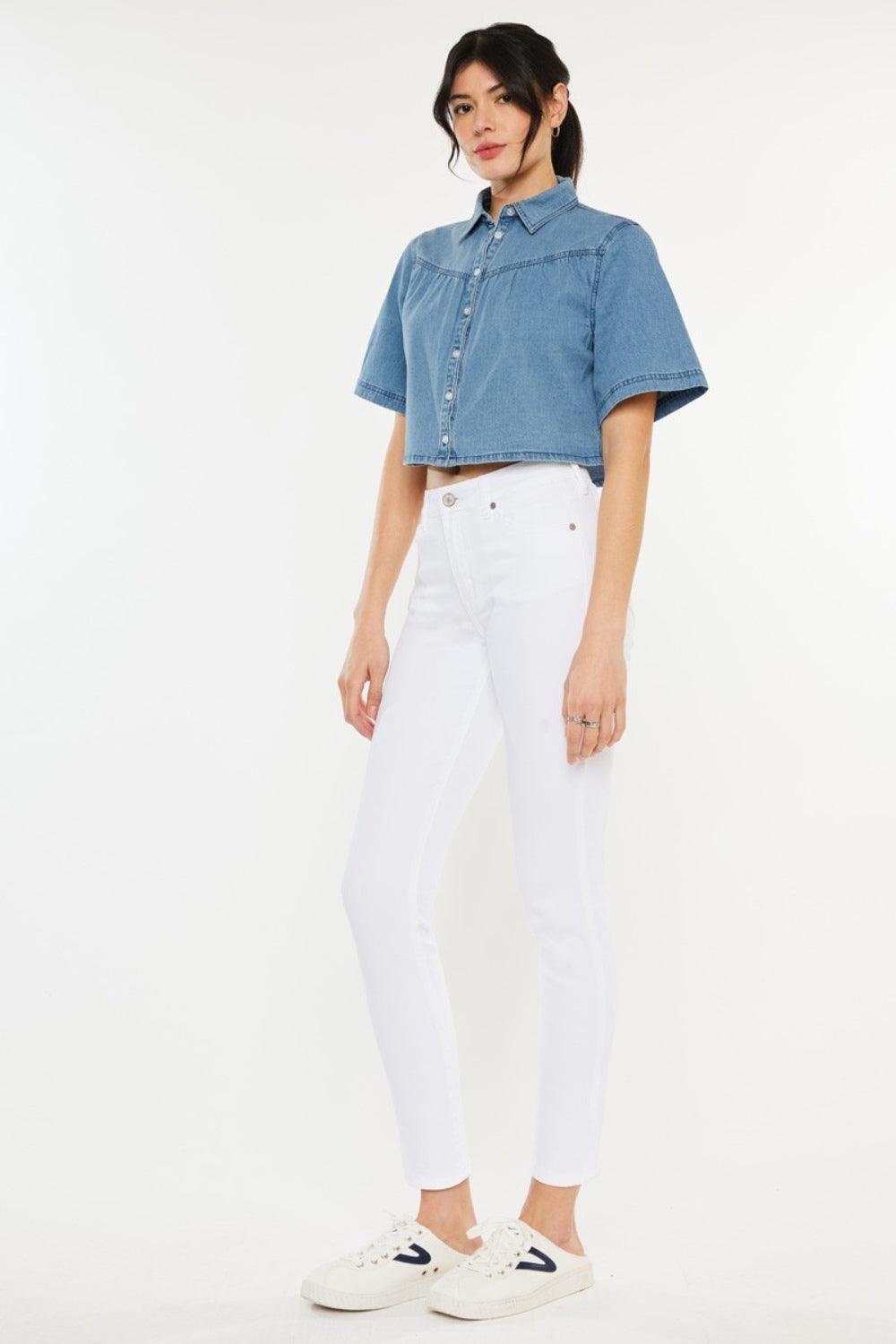 Mid Rise Flare Jeans- Doss Dollz