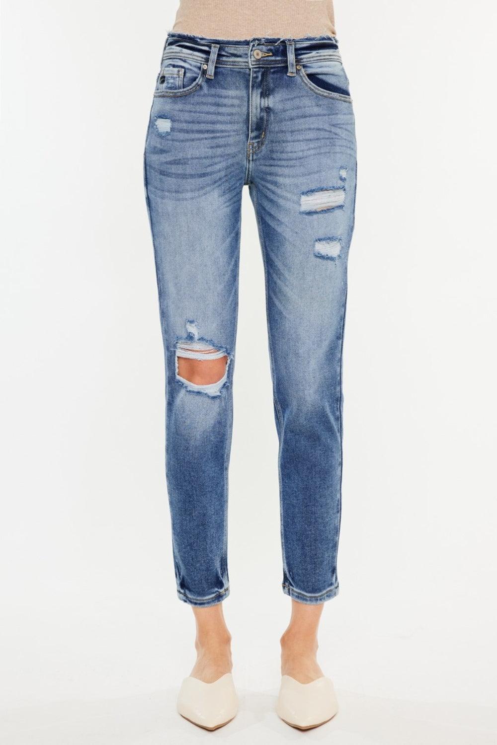 Mid Rise Flare Jeans- Doss Dollz