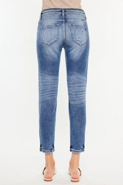Mid Rise Flare Jeans- Doss Dollz