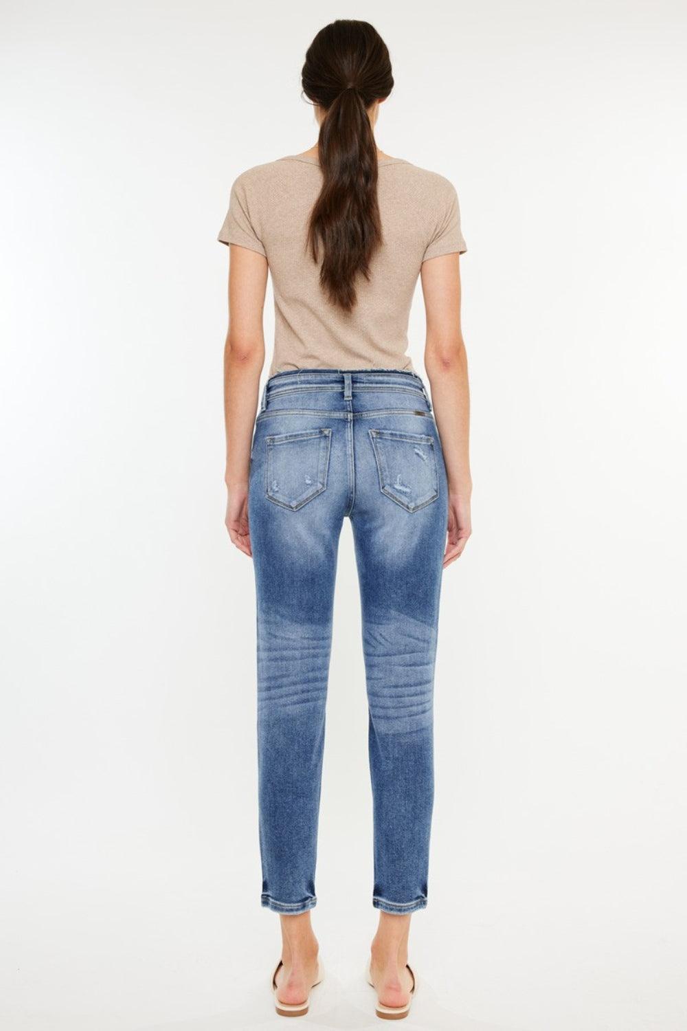 Mid Rise Flare Jeans- Doss Dollz
