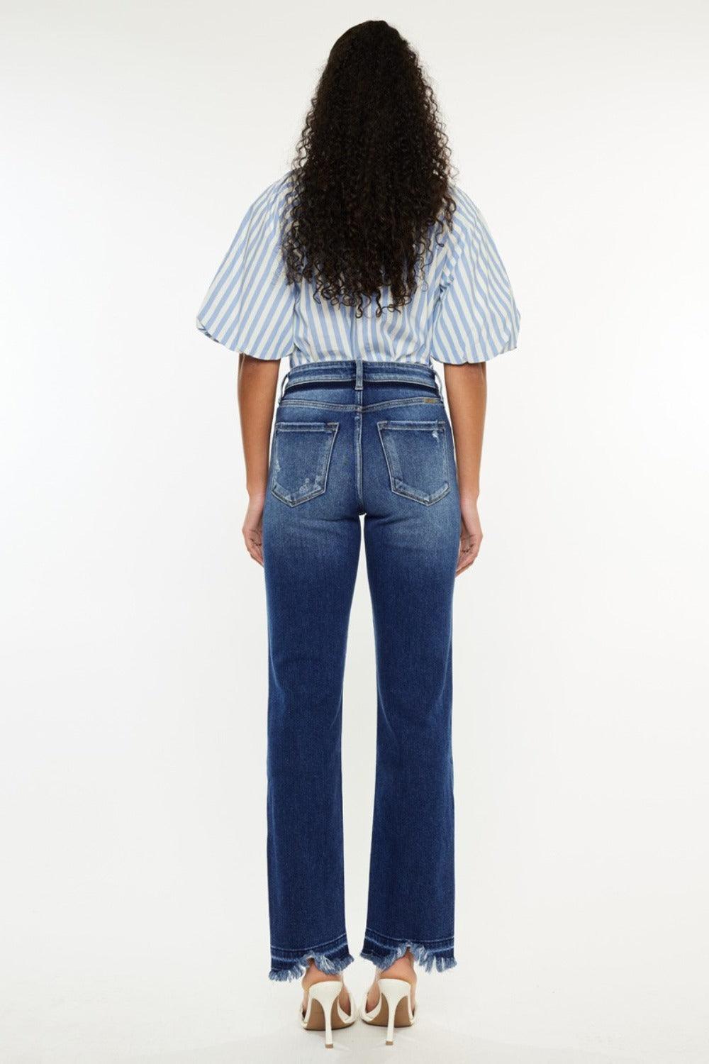 Mid Rise Flare Jeans- Doss Dollz