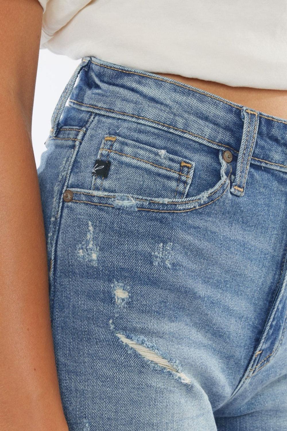 Mid Rise Flare Jeans- Doss Dollz