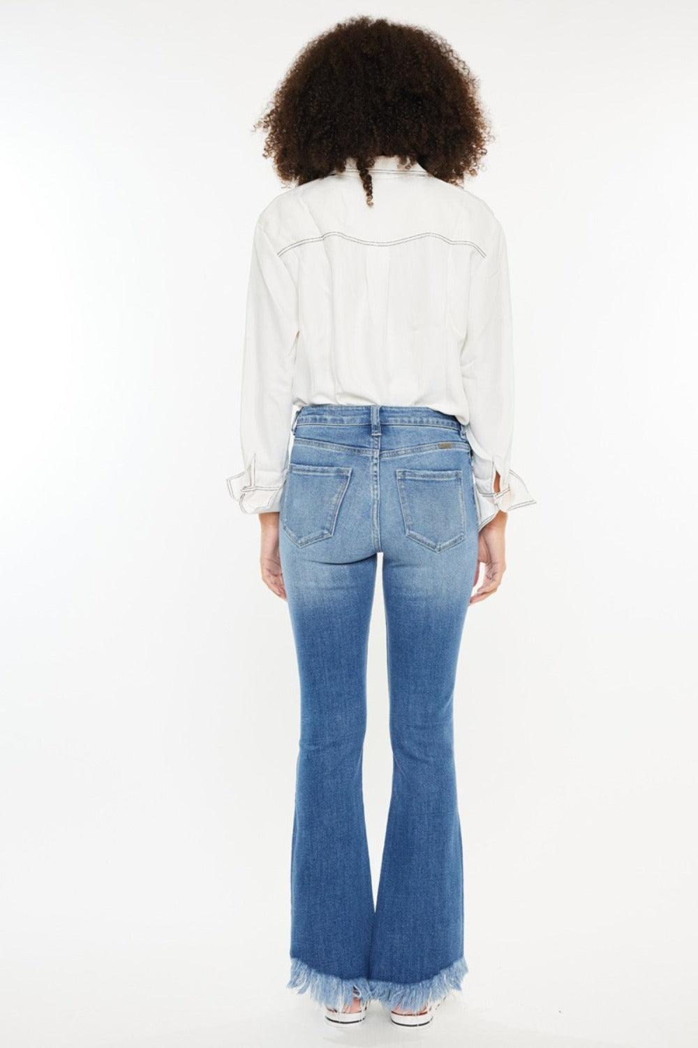 Mid Rise Flare Jeans- Doss Dollz