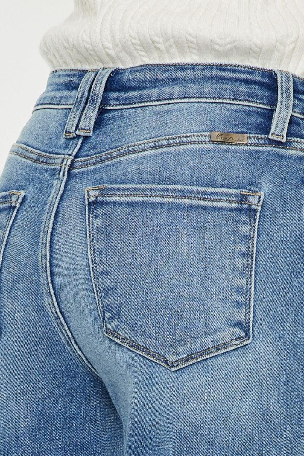 Mid Rise Flare Jeans- Doss Dollz