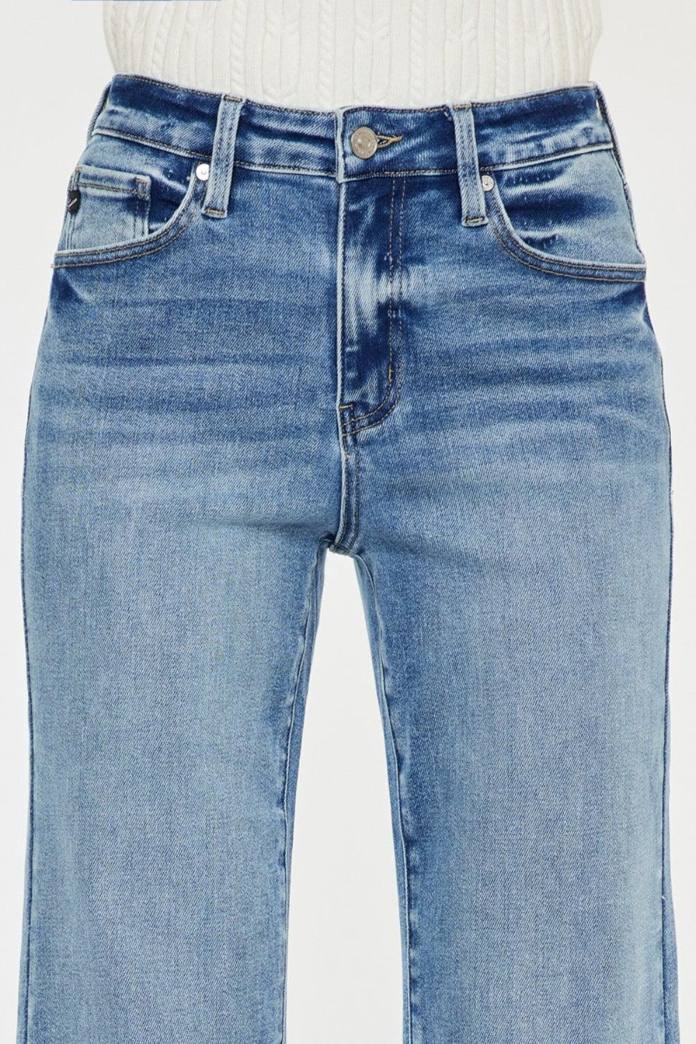 Mid Rise Flare Jeans- Doss Dollz